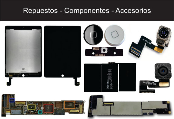 Accesorios , repuestos o componentes ipad Apple