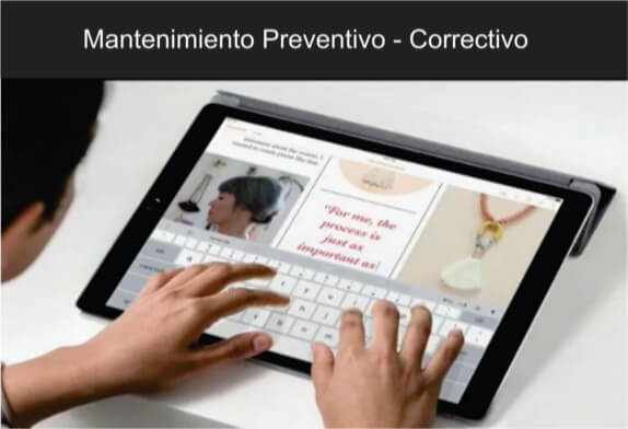 Mantenimiento de ipad 