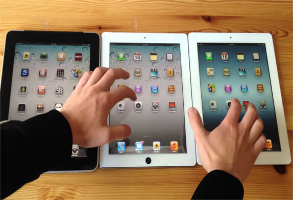 Reparación de varios modelos ipad